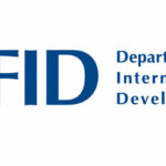 The logo of the Department for International Development (DFID)